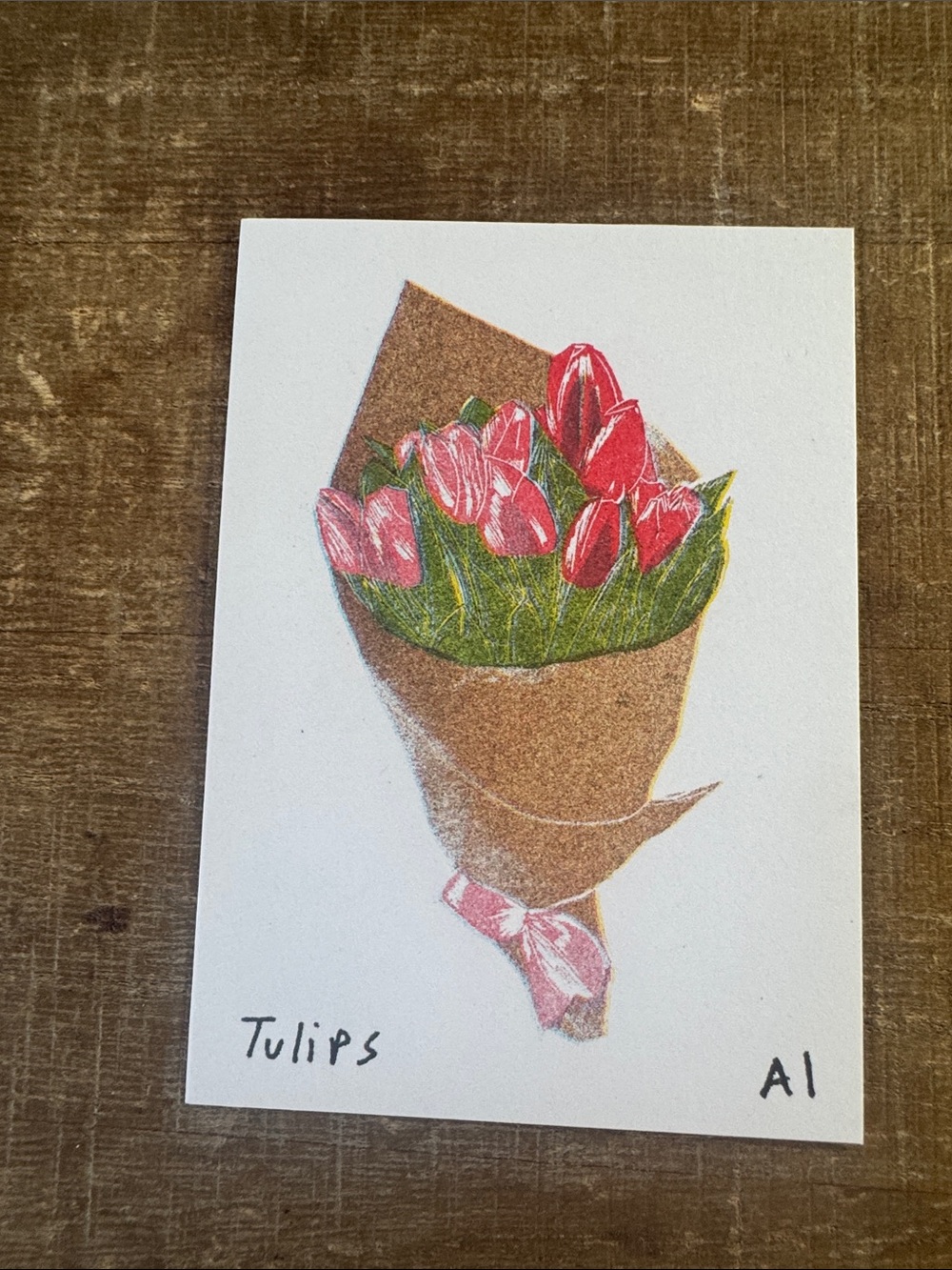 Inciardi -  Tulip - RED - Mini Print